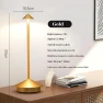 Rechargeable table LED light with touch sensor — Desk & Table Lighting, Artful Home