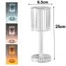 Crystal and Diamond Table Lamp with RGB Color Touch Control — Night Lights, YWZT Decorative lights