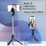 Integrated Bluetooth Selfie Stick and Tripod for Mobile Phones — Camera Supports, AI Supermarket