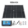 Solar Panel Kit with Charge Controller and Battery Cables — Power Inverters, Homedepot