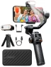 Smartphone Gimbal Kit with AI Auto 360 RGB Magnetic Tracker — Steady Shots, Hohem