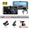 Touch Screen Dual Camera Car Dash Cam — Rearview Cameras for Cars, Mellow Home
