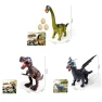 Children's Plastic Dinosaur Toy with LED Lighting, Walking, Touch Sensory, Emotional Development — Interactive Figures & Robots, RippleRift
