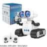 Mini Programmable Robot with Remote Control, Multicolor LED Lights, and Gestures — Interactive Figures & Robots, GlimmerGuild