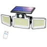 Solar Powered Outdoor Wall Lamp with Motion Sensor — Outdoor Security & Flood Lighting, Intelligent Living Hall