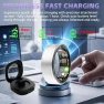 Thumbnail Smart Ring for Women – Fitness Tracker with Heart Rate, SpO2, Blood Pressure, Sleep Monitoring, Step & Calorie Counter — Smart Ring, Anarow