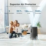 Thumbnail Air Purifier with Star Projector — Activated Carbon Air Purifiers, AROEVE