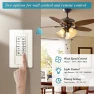 Thumbnail Universal Ceiling Fan Remote Control Kit with Dimmer and Timing — Ceiling Fan Wall Controls, Prichor