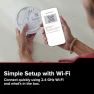 Thumbnail Hardwired App Enabled Smart Smoke Detector with AA Backup Battery, Interconnected Alarm — Carbon Monoxide Detectors, Kidde