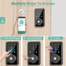 Thumbnail Smart Lock, 4-in-1 Keyless Entry Door Lock for Front Door, Digital Door Lock with Keypad, Bluetooth Smart Deadbolt, App... — Electromagnetic Security Locks, MOUSETRO