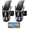 Thumbnail Solar Security Camera Wireless Outdoor — Dome Surveillance Cameras, Seeborder