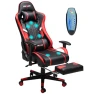 Thumbnail 7-Point Massage Gaming Chair with Footrest and Recliner — Gaming Chairs, Douxlife