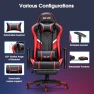 Thumbnail 7-Point Massage Gaming Chair with Footrest and Recliner — Gaming Chairs, Douxlife