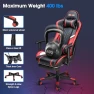 Thumbnail 7-Point Massage Gaming Chair with Footrest and Recliner — Gaming Chairs, Douxlife