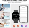 Thumbnail AI Smart Watch with ChatGPT, Bluetooth Calling, 110+ Fitness Modes, Health Monitor, IP68 Waterproof — Smartwatches, uaue