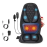 Thumbnail Back Massager with Heat, Massage Seat Cushion with 3D Lumbar Support, 8 Vibrating Motors Massager Chair Pad for Full... — Back Relief Solutions, Comrelax