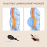 Thumbnail Back Massager with Heat, Massage Seat Cushion with 3D Lumbar Support, 8 Vibrating Motors Massager Chair Pad for Full... — Back Relief Solutions, Comrelax