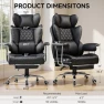 Thumbnail Big and Tall Office Chair with Footrest — Desk Chairs, COMHOMA