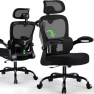 Thumbnail Ergonomic Desk Chair with Adjustable Lumbar Support and Headrest — Desk Chairs, AreShark