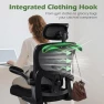 Thumbnail Ergonomic Desk Chair with Adjustable Lumbar Support and Headrest — Desk Chairs, AreShark