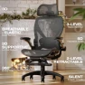 Thumbnail Ergonomic Mesh Office Chair with Footrest — Desk Chairs, ELABEST
