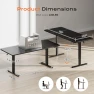 Thumbnail Large Electric Standing Desk — Mounts, Huuger