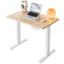 Thumbnail Small Electric Standing Desk Adjustable Height — Office, HUANUO