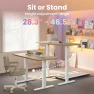Thumbnail Small Electric Standing Desk Adjustable Height — Office, HUANUO