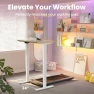 Thumbnail Small Electric Standing Desk Adjustable Height — Office, HUANUO