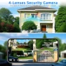 Thumbnail 4-Lens Security Camera System — Outdoor Security Cameras, GUDFIDELIO