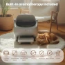 Thumbnail Automatic Litter Box with Raised Step, for Multiple Cats, Open Top Large Capacity Self Cleaning Litter Box, Safety... — Waste Bins, HALKYDY