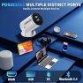 Thumbnail Mini Projector with Auto Keystone and 180° Rotation — Home Theater Projectors, coolid
