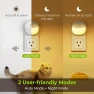 Thumbnail Plug in Night Light with Motion Sensor and Dusk to Dawn Sensor — Night Lights, AUVON