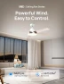Thumbnail Smart Ceiling Fan with Lights — Ceiling Fan Wall Controls, Dreo