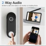 Thumbnail Wireless Smart Video Doorbell System — Smart Home Security, WISDOM VIEW