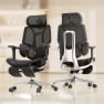 Thumbnail Ergonomic Office Chair with Footrest — Desk Chairs, Hbada