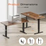 Thumbnail Large Electric Standing Desk — Mounts, Huuger