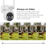 Thumbnail Cellular Security Camera Solar Powered — Outdoor Security Cameras, Hiseeu
