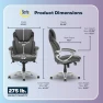 Thumbnail Executive Office Chair with Ergonomic Support and Adjustable Features — Desk Chairs, Serta