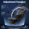 Thumbnail Gaming Chair with Footrest and High Back — Gaming Chairs, DL-win