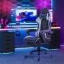Thumbnail Gaming Chair with Footrest and Massage Lumbar Support — Gaming Chairs, Homall