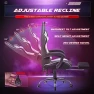 Thumbnail Gaming Chair with Footrest and Massage Lumbar Support — Gaming Chairs, Homall