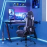 Thumbnail Gaming Chair with Footrest and Massage Lumbar Support — Gaming Chairs, Homall