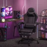 Thumbnail Gaming Chair with Footrest and Massage Lumbar Support — Gaming Chairs, Homall