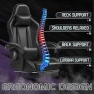 Thumbnail Gaming Chair with Footrest and Massage Lumbar Support — Gaming Chairs, Homall