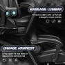 Thumbnail Gaming Chair with Footrest and Massage Lumbar Support — Gaming Chairs, Homall