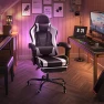 Thumbnail Gaming Chair with Footrest and Massage Lumbar Support — Gaming Seating Solutions, Shahoo