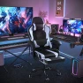 Thumbnail Gaming Chair with Footrest and Massage Lumbar Support — Gaming Seating Solutions, Shahoo