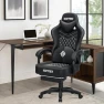 Thumbnail Gaming Chair with Speakers, Massage, and Footrest — Gaming Chairs, HOFFREE