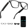 Thumbnail AI Smart Glasses with Chat GPT, Translation, Music Playback, and Hands-Free Calls — Smart Glasses, Giwbeiv